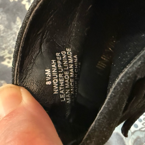 Nine West Black Leather Booties - Picture 3 of 3